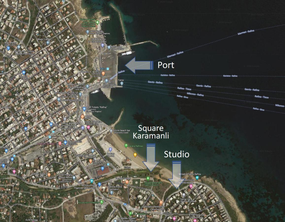 Seaside Studio Meltemi Rafína Kültér fotó